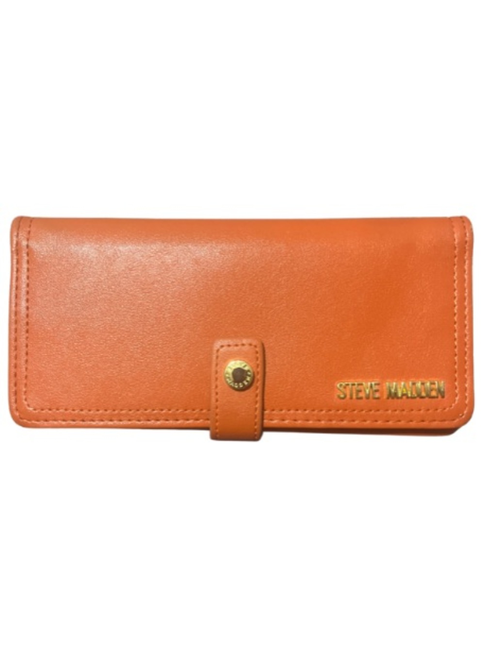 Steve Madden Ballen BiFold Slim Clutch Wallet - Mandarin Orange
